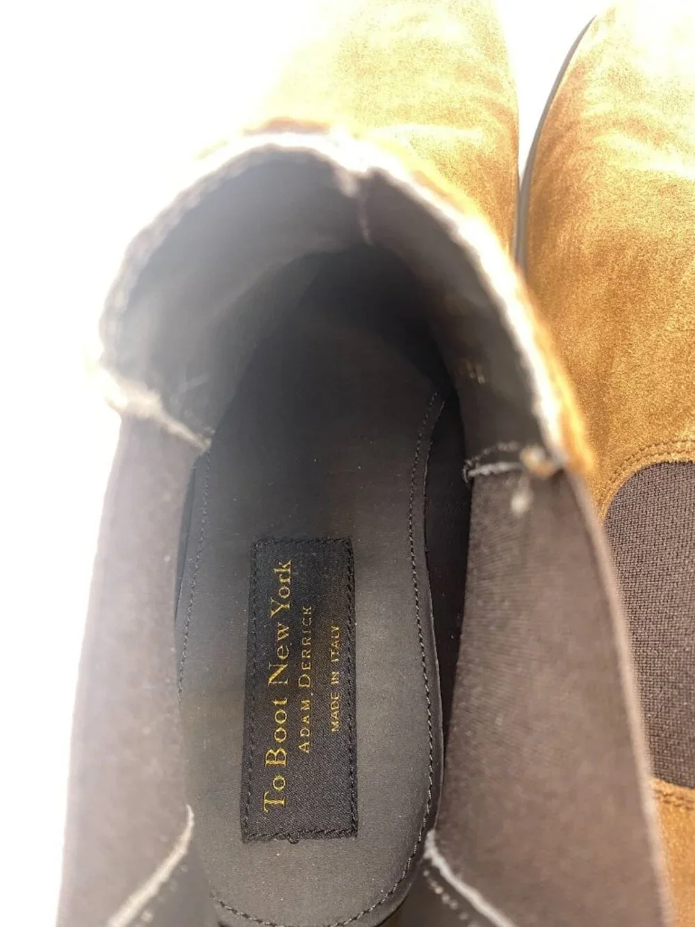 To Boot New York Mens Kelley Suede Chelsea Boots Brown Size 9